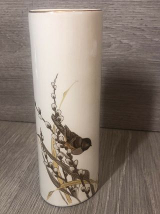 Otagiri Japan Vase Bird Gold Trim Gibson Greeting Cards (361)