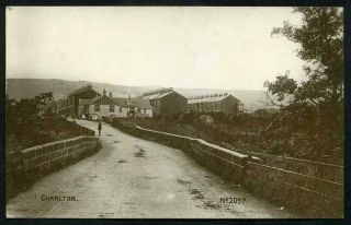 Real Photo Postcard Charlton Village Brittain & Wright Posted C1915