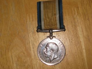 Ww1 Silver British War Medal Named To Elcock