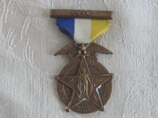 World War 1 1918 Victory Medal Rochester York Ex