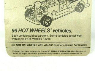 1981 Hot Wheels 426 Hemi Dodge Dixie Challenger Orange Race Car 3364 Die - Cast 3