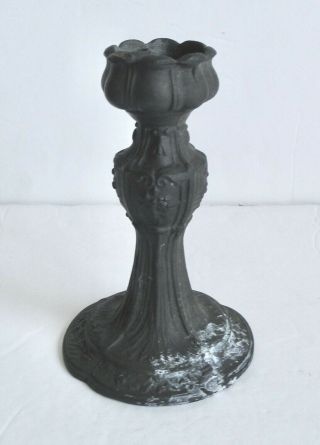 Vintage Cast Metal Mini Table Lamp Base Ornate Steampunk Shabby Chic Art Nouveau