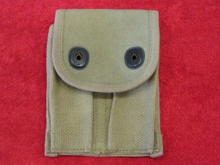 Us Wwi 45ca Web Mag Pouch Dated 1918