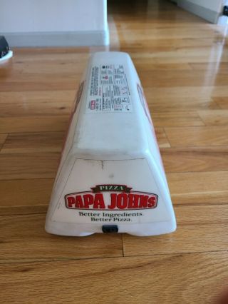 Papa Johns Delivery Car/truck Topper Magnetic