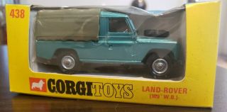 Corgi Toys No.  438 Land - Rover W Canopy Mib.  1970 (109 " W.  B. )