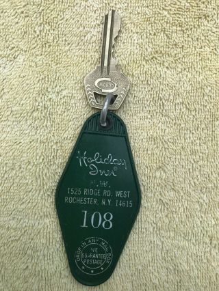 (6) Vintage Holiday Inn Hotel Motel Room Key Fob With Key From Various Locations