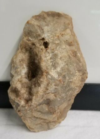 Authentic 4 1/2 " Tennessee Kentucky Flint Quartz Knife Head Fleshing Artifact