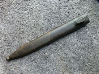 Wwi German Mauser Bayonet Scabbard Shell Only