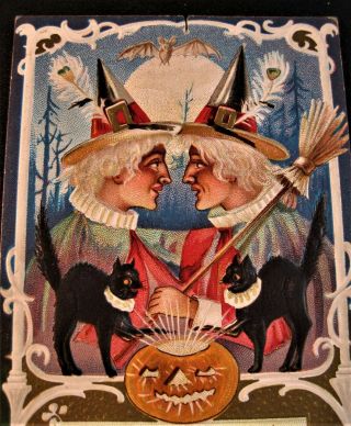 Halloween Postcard from early 1900 ' s 3