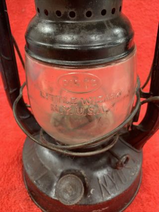 Vintage Dietz Little Wizard Lamp Lantern LOC - NOB Globe NY USA 3