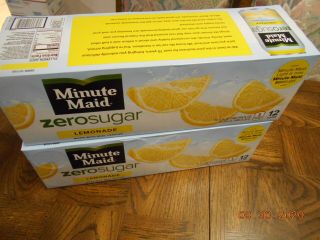 Diet Minute Maid Lemonade Lite / Zero 18 Cans A 12 Pack And A Half Of 12oz Cans