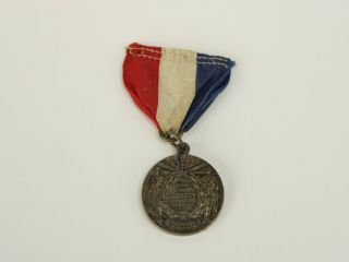Antique Vintage Wwi Australian School Peace Victory Medal 1919 W/ribbon