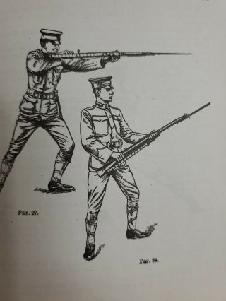 Ww1 U.  S.  Army 1911 Infantry Drill Regulations Book 1917 Ediiton