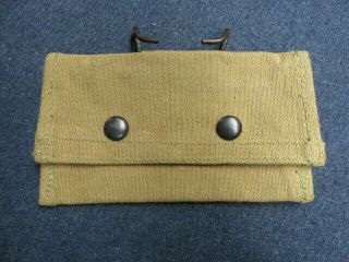 Wwi Us M1910 Diagnostic Tag Pouch - For Medical Officer Belt - R.  H.  Long 7 - 18 - Excell