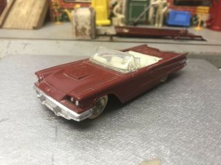 Vintage Antique Dinky Toys 555 Ford Thunderbird Red Convertible