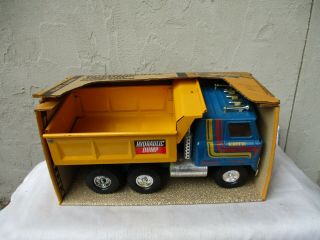 Vintage Ertl International Transtar Hydraulic Dump Truck W/ Box