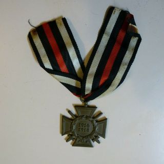 German World War I Hindenburg Cross Medal Of Honor 1914 - 1918