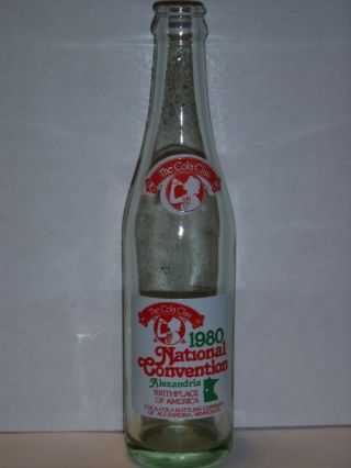 10 Oz Coca Cola Commemorative Bottle - 1980 Cola Clan National Convention