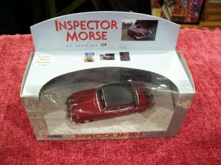 Corgi Inspector Morse Jaguar W/miniature Corgi