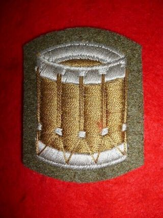 Army - Drummer Embroidered Trade Patch Sleeve Badge