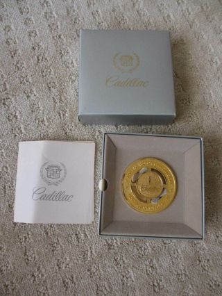 Cadillac Vintage Heritage Of Ownership Grille Medallion 1 I Box W/ Kit