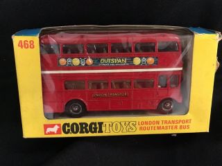 Corgi Toys London Transport Routemaster Bus 468 5x3