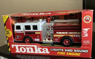 Tonka Fire Truck,  Lights And Sound