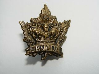 Canada Boer War Military Collar Badge General Service Victorian Pre 1904