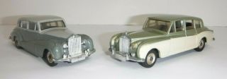 Dinky Toys 150 Rolls Royce Silver Wraith & 198 Rolls Royce Silver Wraith