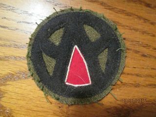 Wwi Us Army 89th Division Patch Wool Aef