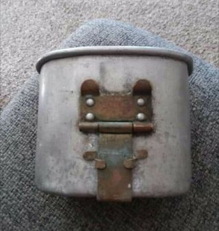 Ww1 Us Army Canteen Cup - 1918 Dated