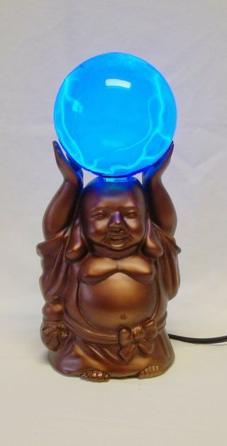 Lumi Source Buddha Electra Blue Static Light Lamp 12 " Tall