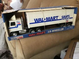 Nylint Wal - Mart Buy America Gmc 18 Wheeler Semi Truck Steel Toy 912 - W Custom Nib