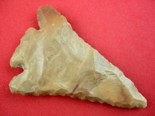 Indian Artifact 2 3/4 Inch Tennessee Kirk Corner Notched Point Indian Arrowheads 3