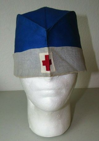 Ww1 Us American Red Cross Nurse Overseas Cap
