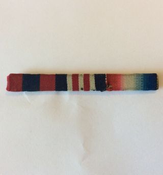 Ww1 Canada Cef Medal Ribbon Bar Dcm Mm Mons Distinguished Conduct Bravery Medal
