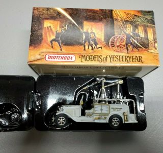 Matchbox Of Models Of Yesteryear,  1932 Ford Model Aa High Pressure Fire Truck