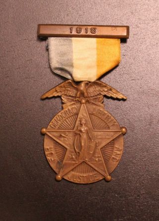 World War I Rochester N.  Y.  Named Ww I Veteran Medal 1918 O.  H.  Hoehn Great Cond.