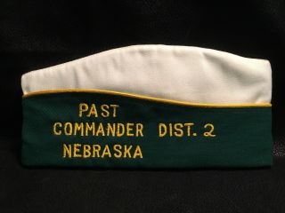 World War 1 Garrison Hat Cap WWI Veteran Past Commander McCook Nebraska VFW WWI 2