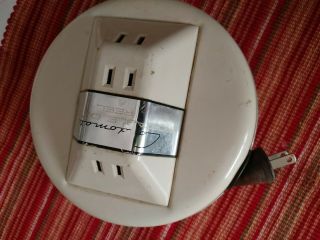 Vintage Cordomatic Model 510 Self Retracting Extension Cord 4 Outlet