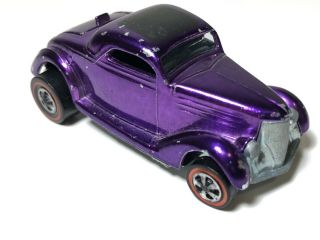 Mattel Redline Hot Wheels Classic 36 Ford Coupe Purple Usa
