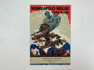 Early Minneapolis - Moline Year Book Twin City & Minneapolis Gas Tractors & Plows