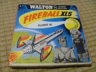 Vintage Gerry Anderson Fireball Xl5 8mm Cine Film Walton Films Planet 46
