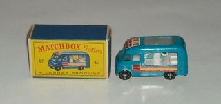 Vintage Lesney Matchbox Lyons Maid Ice Cream Mobile Shop Die - Cast Car