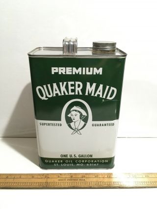 Vintage PREMIUM QUAKER MAID ALL PURPOSE GEAR LUBE 1 Gallon Can Make Offer 3
