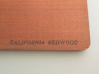 VTG California Red Wood Photo Album fisherman ' s wharf San Francisco W Postcards 4