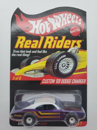 Rlc Series 7 Rlc Hot Wheels Real Riders Custom 69 Dodge Charger 6911/7500