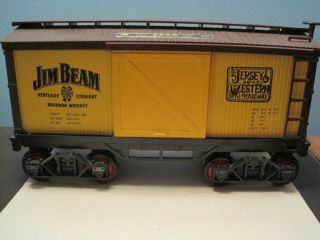 Jim Beam Train Yellow Box Car