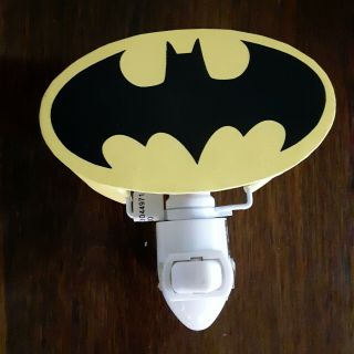 Pottery Barn Kids Batman Bat Symbol Night Light (- - Bulb Not)