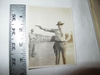 Marine Usmc In Shanghai China Armed Holding.  45 Pistol Pre Ww2 1930 